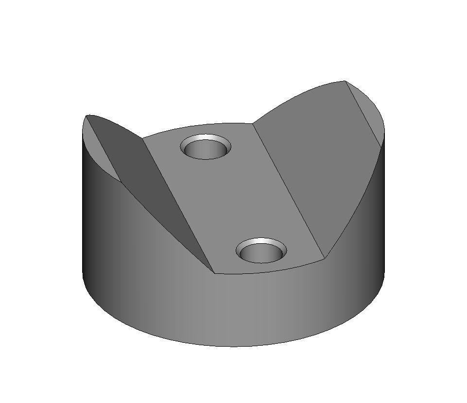 VEE BLOCK, 0.375" ( 3/8") SURFACE MOUNTED